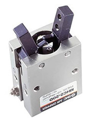 Chwytak pneumatyczny, palce: 2, Pojedyncza, M5 x 0,8, Kąt, 0,25 → 0,6 MPa, Brak amortyzacji