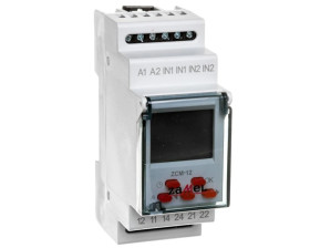 Programator czasowy cyfrowy 16A tygodniowy dwukanałowy ZCM-12 EXT10000152