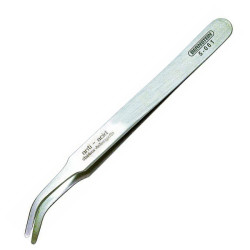 Bernstein 5-061 SMD Tweezers 115mm Bent Flat Tips