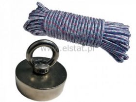 Magnes neodymowy 58x19mm z uchem + lina