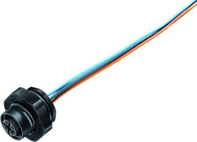 binder 76 4832 3011 00005-0200-20 Złącze niekonfekcjonowane czujnika/aktuatora złącze żeńskie proste, złącze żeńskie z k