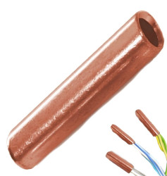 Złączka Kablowa Miedziana Tulejka Niecynowana 10 mm² Mufa CU 1 szt TRYTYT SE EM-010W