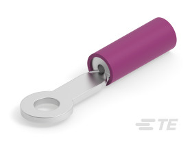 Zacisk oczkowy Ø , 4, M2.5 izolowany Fioletowy TE Connectivity