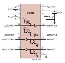 3.3V Low Power EIA/TIA562 Transceiver