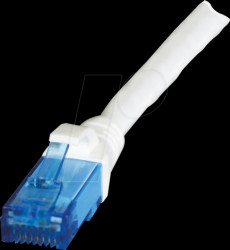 K8109WS.10 Patch cable U/UTP, Cat.6A, 10 m, white