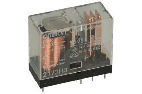 Przekaźnik; elektromagnetyczny miniaturowy; G2R-1-E-24DC; 24V; DC; 1 styk przełączny; 16A; 250V AC; 16A; 30V DC; do druku (PCB);