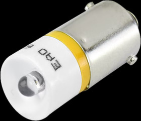 LED lamp, BA9s, 24 V (DC), 24 V (AC), yellow, 10-2512.1144