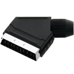 SCART wtyk na przewód