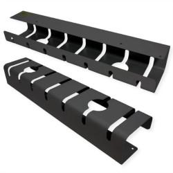 Korytko kablowe ROLINE do montażu pod biurkiem (2 szt.), czarne