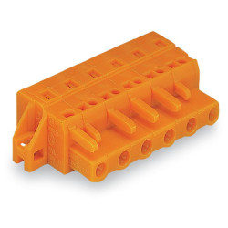 WAGO 231-711/031-000 Female Panel Fixing Flanges 11P Pitch 7.62 mm0