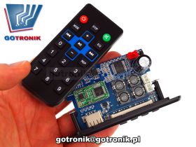 Odtwarzacz MP3 + wzmacniacz 2 x25W z Bluetooth