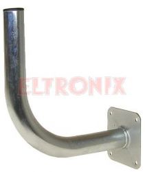 UCHWYT ANTENOWY L20 KOLANKOWY DO MURU PODSTAWA 120X150MM