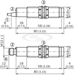 VT18-2T2152 Fotoprzekaźnik zbliżeniowy 20-253VAC NC z przewodem 2m 6022098 SICK