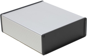 Aluminum enclosure, (L x W x H) 220 x 191 x 68 mm, transparent, IP65, 1457U2201