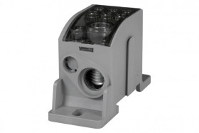 Blok rozdzielczy LKN 160A (1x70/1x16 - 6x16) Al/Cu- szary