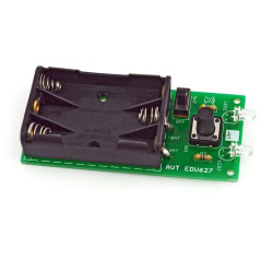 Zestaw do budowy podręcznej latarki LED, AVTEDU627. Zestaw DIY do nauki lutowania