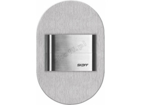 Oprawa przyschodowa DUO RUEDA Short LED Light 10 V DC 1,6 W IP 66 4000 K szlif Inox