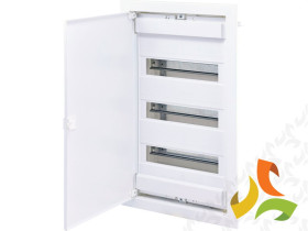Rozdzielnica podtynkowa 36+6 modułowa drzwi metalowe IP40 ECG42 001101027 ETI
