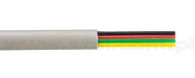 Przewód płaski KP 4 żyły (jasnoszary)