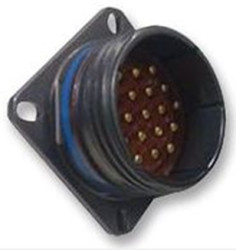 Złącze 6-pinowe Męski Amphenol Limited Męski Montaż na panelu MIL-DTL-38999 serii III rozmiar 11mm