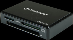 TS-RDC8K2 Card Reader, External, USB 3.1, Type-C, SD, MicroSD, Compact Fla