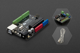 DFRobot DFRduino UNO R3 with IO Expansion Shield and USB Cable A-B
