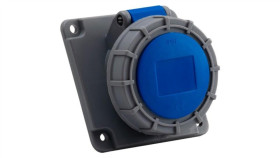 Gniazdo Przemysłowe Tablicowe Skośne 16A 3P /Fe/ Ip67