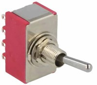 T4B410 Przełącznik hebelkowy-kabeloczko (ON-ON), 4PDT