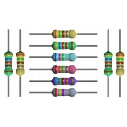 10x rezystor 330 Ohm tolerancja 1% moc 1/4W 330R