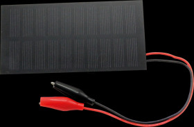 51500 Solar cell 5 V, 150 mA, with crocodile clips for solar kit