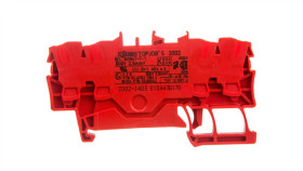 Złączka Szynowa 4-Przewodowa 2,5Mm2 Czerwona 2002-1403 Topjobs