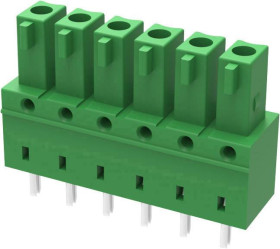 Degson Obudowa złącza pin męskiego na PCB 15EDGB Ilość pinów 3 Wymiary siatki: 3.81 mm 15EDGB-3.81-03P-14-00AH 1 szt.