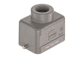 Osłona złączy dużej mocy HARTING Montaż na kablu rozmiar 6B Żeński Wpust górny rozmiar gwintu M20 x 1.5