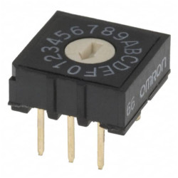 Omron A6R-101RS Rotary Dip Switch 10 Position SP10T Latched