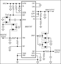Triple Charge-Pump TFT LCD DC-DC Converter