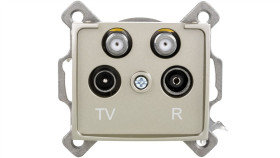 Domo Gniazdo Tv2xsat Końcowe Szampańskie 011590050 25045