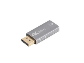 Adapter displayport(M) HDMI(F) 4K srebrny AD-DP-HD-01