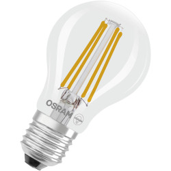 OSRAM 4099854338601 LED LAMPS FILAMENT CLASSIC A 3.8W 827 Clear E27 Bulb