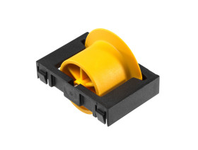 Rolka transportowa śr: 24mm dł: 33.3mm Stal powlekana cynkiem RS PRO