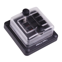 Waterproof 6 Way Standard Blade Fuse Box with LED Indicators