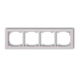 DECO Ramka poczwórna DECO Pastel Matt liliowy 41DR-4