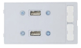 Złącze USB A Montaż na panelu Żeński 2.0 2-portowe