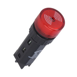 Buzzer 230V kontrolka bez LED panel w otwór 16mmciągły