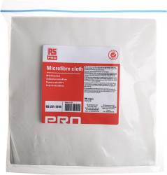 Chusteczki rozmiar 230 x 230mm RS PRO Czyszczenie ogólne Na sucho 100-szt. Chusteczki uniwersalne Torba