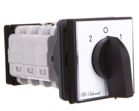 Łącznik krzywkowy 2-0-1 3P 25A na szynę IP65 Łuk 25-74 922580