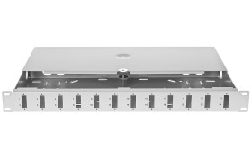 Przełącznica światłowodowa 19" 1U 12xSC duplex