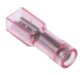 Konektor płaski Żeński 2.8 x 0.8mm długość 19mm Izolacja: Izolowane Cyna