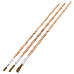 Major Brushes Golden Synthetic Brushes Sizes 4, 8 &amp; 10 Assorted Pack of 10