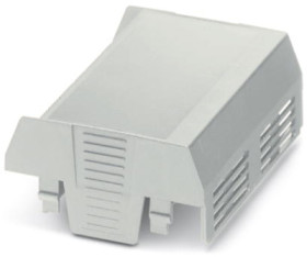 Upper part of housing, ABS/PC, (W x H x D) 90.1 x 74.65 x 36.95 mm, light gray, for enclosure, 1074935