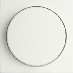 20.302.615 Central plate, dimmer button, Single for indicator lamp E1, matt